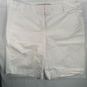 J. Crew White Women's Chino Bermuda Shorts